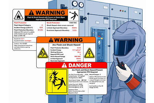Arc flash hazard study