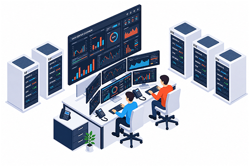 SCADA, BMS, PMS and EMS control systems